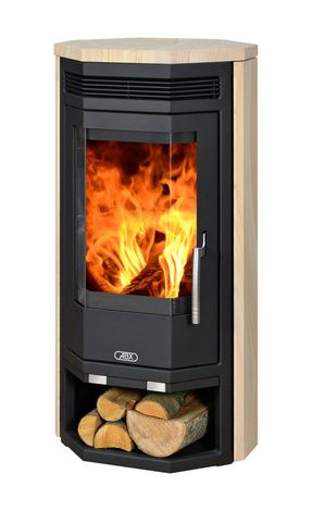 Печь-камин ABX Baltik 4, черная сталь бразильский песч.с верх. плитой в Калининграде